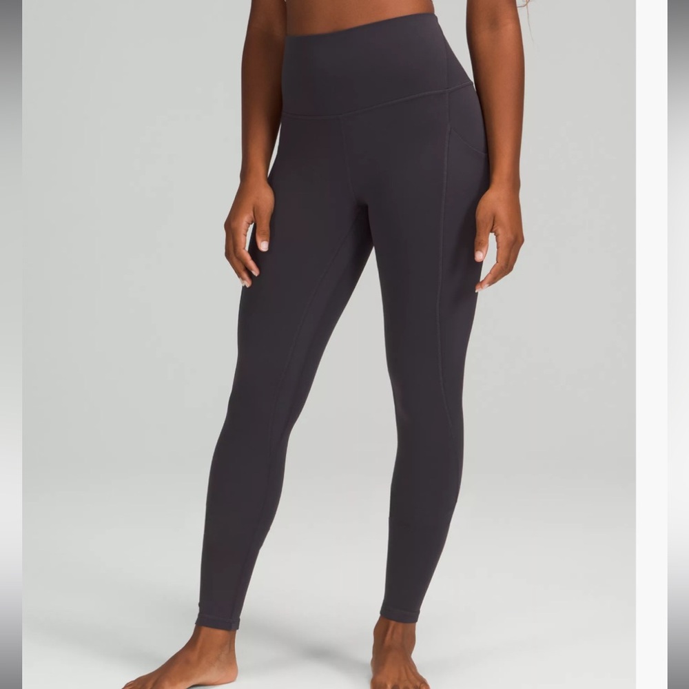 lululemon Align Pant 28" *Pocket
Color: Black Granite
Size: 10